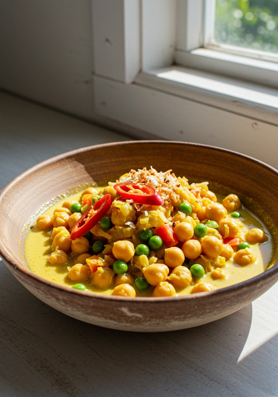 Vegan Jamaican Chickpea Curry - secondary view